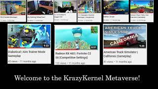 Celebrating 1 Year of KrazyKernel YouTube!