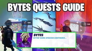 Bytes Quests Guide with Timestamps | How to EASILY Unlock ALL of The Nothing's Gift Pickaxe Styles