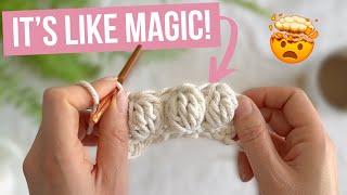 HOW TO CROCHET THE BOBBLE STITCH!