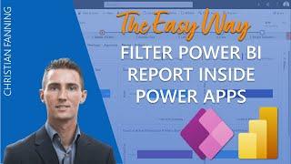 How to filter a Power BI report inside a Power Apps table - The Easy Way