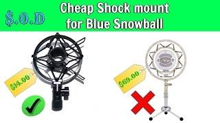 Cheap shock mount for the blue snowball Mic