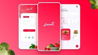 Food App Design | UX/UI ( Wireframe, Prototype, Export)