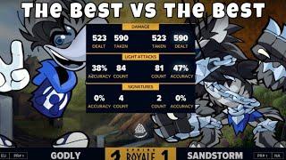 Best NA Player vs Best EU Player | GODLY Vs SANDSTORM Reaction