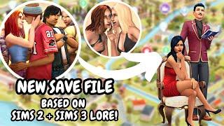 Amazing Sims 4 Save File Heavily based on Sims 2 and Sims 3 Lore + Full of backstories! 