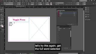 Creating an Index in InDesign cc