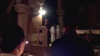 Stella Turner singing Exsultet Easter vigil 2013