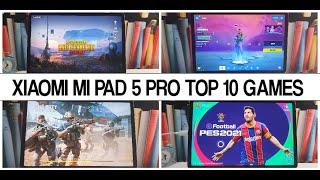 Xiaomi Mi Pad 5 Pro gaming test TOP 10 Games for Snapdragon 870! 60/120 FPS meter/After new Updates!