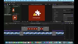 ”Missing Plugin” problem in FCP 10.5 (Big Sur)