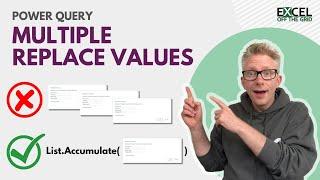 Power Query: How to mass replace values based on a list | Excel Off The Grid