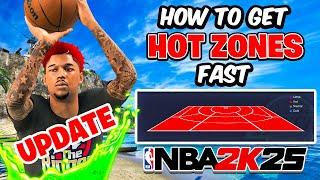 HOW TO GET HOT ZONES FAST IN NBA 2K25! UPDATE!