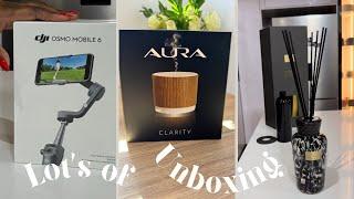 Vlogtober | Lots of Unboxing | DJI Mobile6 | Makeup | New Bedding| Cook With Me|