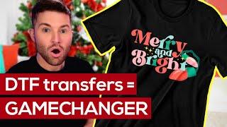 How to Use a Direct To Film Transfer (DTF Transfers) | Craftmas Day 5