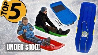 TOP 5 Best Toboggan Snow Sleds to get the most fun with!