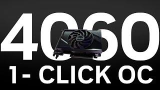 GALAX GeForce RTX™ 4060 1-Click OC - The Smallest GALAX RTX 40 series GPU