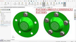 Pattern Driven Component Pattern  in SolidWorks Assembly