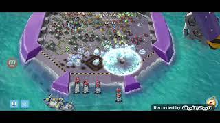 Boom Beach Gunboat Mega Crab Stage 60 to 70  . All Solo 