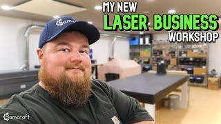 Touring my NEW Laser Business Workshop!