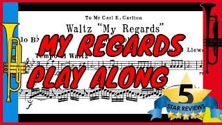 Edward Llewellyn: My Regards for Cornet and Piano (Accompaniment, Backing Track, Play-Along)