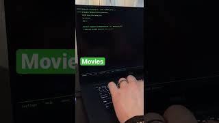 Coding in movies vs reality #coding #movies #reality