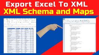 How To Export Excel Table to XML data