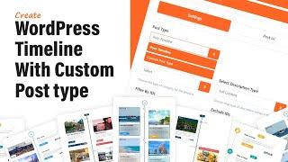 Create Timelines in WordPress with Custom post type - Post Timeline