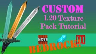 How To Make A Texture Pack In Minecraft Bedrock 1.20 (Resource Pack) TUTORIAL