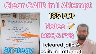 CAIIB Exam Preparation | I cleared CAIIB in 1st attempt | CAIIB in 1 month