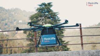 Drone journey from Uttarkashi to Dehradun to transport medical test samples | Redcliffe Labs