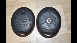 Rover MG ZR TF ZS key fob remote battery replacement - EASY DIY