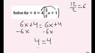 Solving Equations with Variables on Both Sides (1.3 Big Ideas Math - Grade 8)