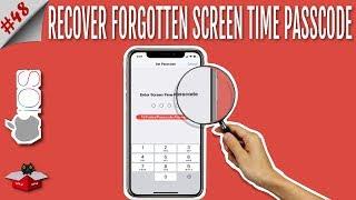 Forgot Screen Time Passcode? Recover & Reset Screen Time Passcode in iOS 12 & iOS 13 | iPhone/iPad