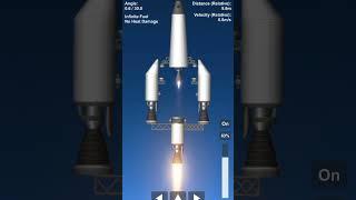 suborbital booster docking #sfs #shorts #spaceflightsimulator #youtubeshorts