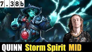  QUINN [Storm Spirit] MID 7.38B - DOTA 2 HIGHEST MMR MATCH#dota2  #dota2gameplay #quinn