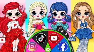 SOCIAL MEDIA TRENDS Were PROM FASHION  / DIY Paper Dolls & Crafts