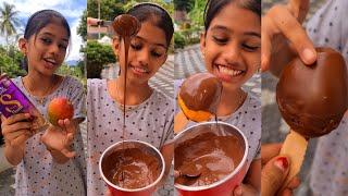 #TiyaKutty 1st Time #FreezedMangoChocolate ഉണ്ടാക്കി ഇത്രയും #Tasty ആണെന്ന് വിചാരിച്ചില്ല