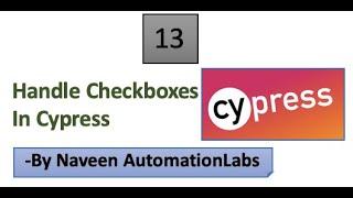 Handle CheckBoxes in Cypress - Part -13