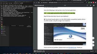 Downloading and installing SPSS for Mac