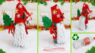 DIY Gnome making idea with  Plastic bottle at home |Best out of waste Christmas Decoration idea105