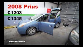 Toyota Prius C1203 C1345 Not Learning Linear Valve Offset