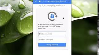 HOW TO Change forgotten Gmail password in Android Mobile Phone