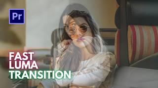 How to Create Luma Fade Transition in Premiere Pro || Fast Luma Transition