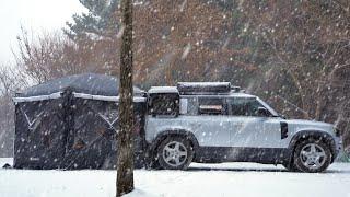 ENJOY -16℃ SNOW STORM  Electroman's 27℃ Hot Car / Land Rover DEFENDER