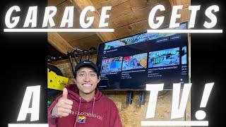 Installing A Tv In The Garage!