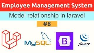 Model relationship in laravel | Employee Record Management System | Laravel Tutorial