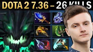 Outworld Destroyer Gameplay Miracle with 26 Kills and Vyse - Dota 2 7.36