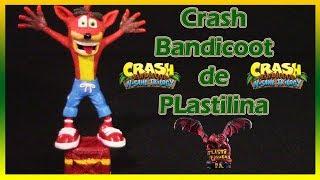 Como Hacer a Crash Bandicoot de Plastilina/ How to Make Crash Bandicoot with clay/ N. Sane Trilogy