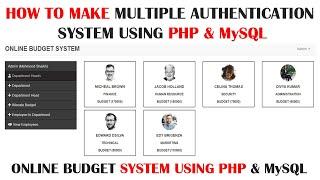 Develop the functionality of User Registration | Online Budget System | Multi User System Part-3