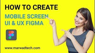 How to create mobile ui and ux screen in figma l 2020 l