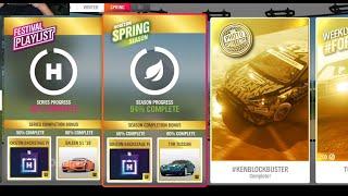 Forza Horizon 4 - How to Complete Festival Playlist Spring season Update 40 - 50, 80 Percent