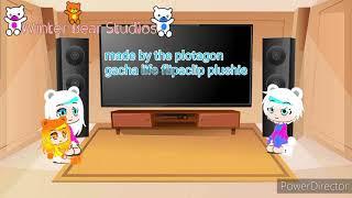 polar bear siblings react to @the plotagon gacha life flipaclip plushie 's hot milk meme | read desc